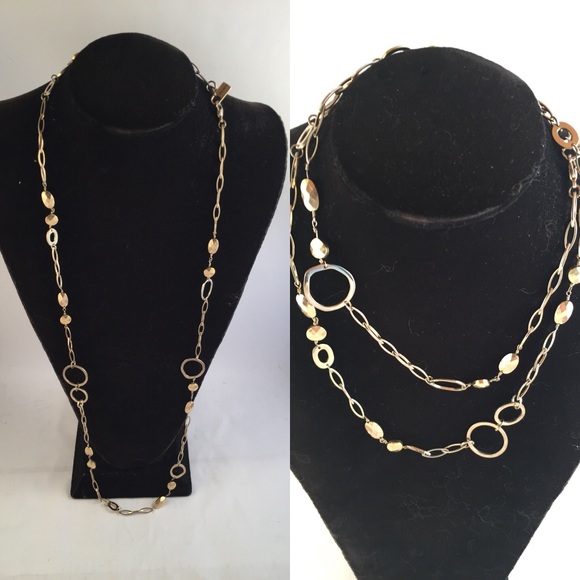 Ellen Tracy Jewelry - Ellen Tracy gold toned 18” chain necklace